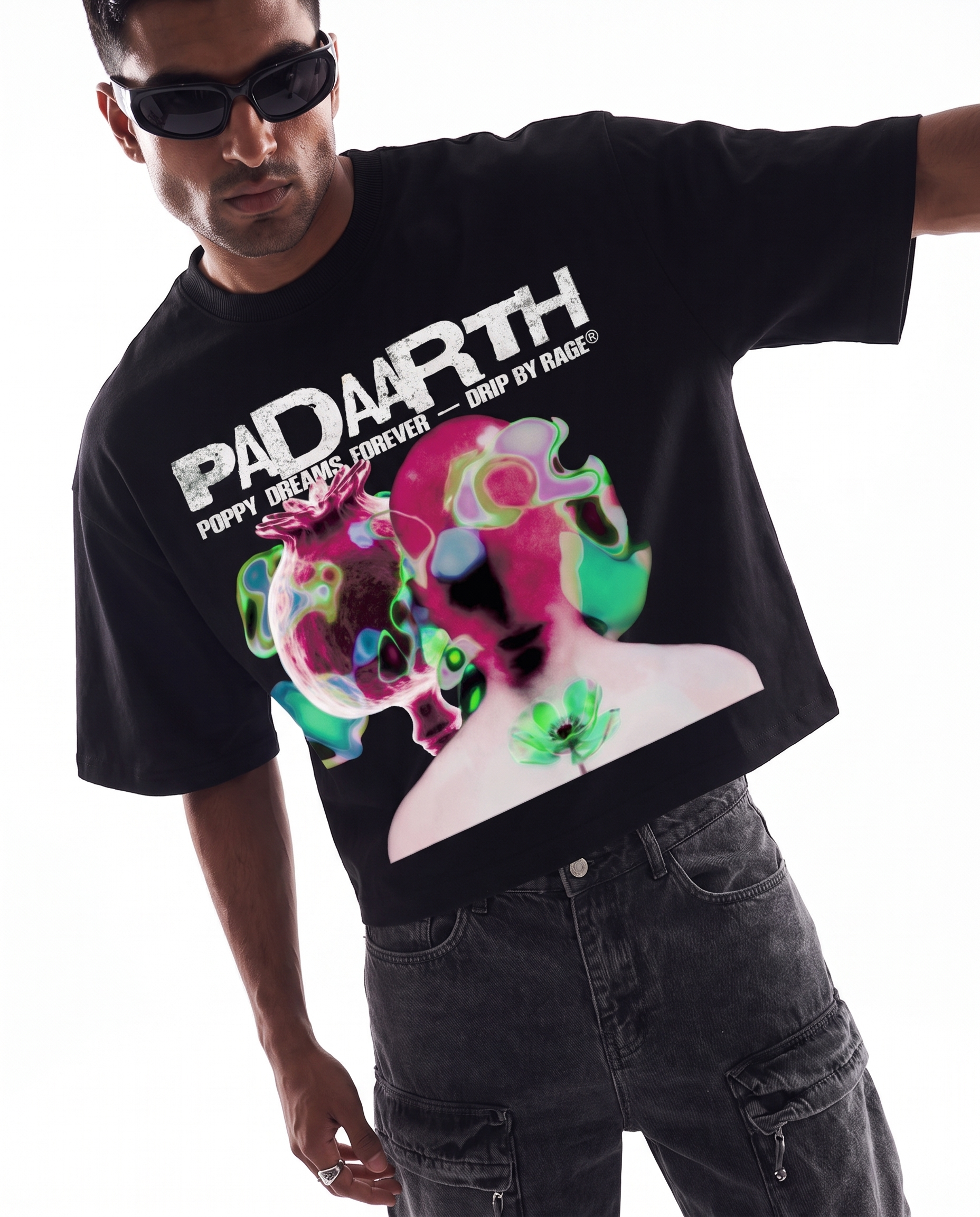 POPPY DREAMS HEAVYWEIGHT BOXY T-SHIRT