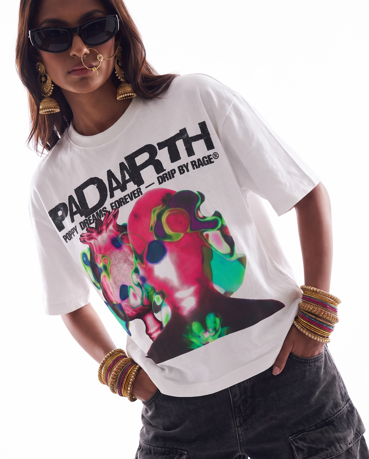 POPPY DREAMS HEAVYWEIGHT BOXY T-SHIRT