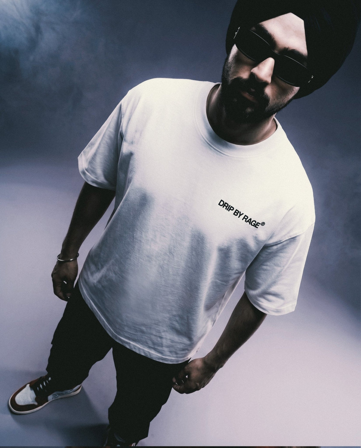 HOOD RAGE BOXY T-SHIRT - Drip by Rage