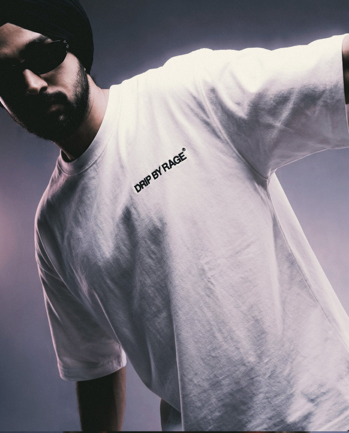 HOOD RAGE BOXY T-SHIRT - Drip by Rage
