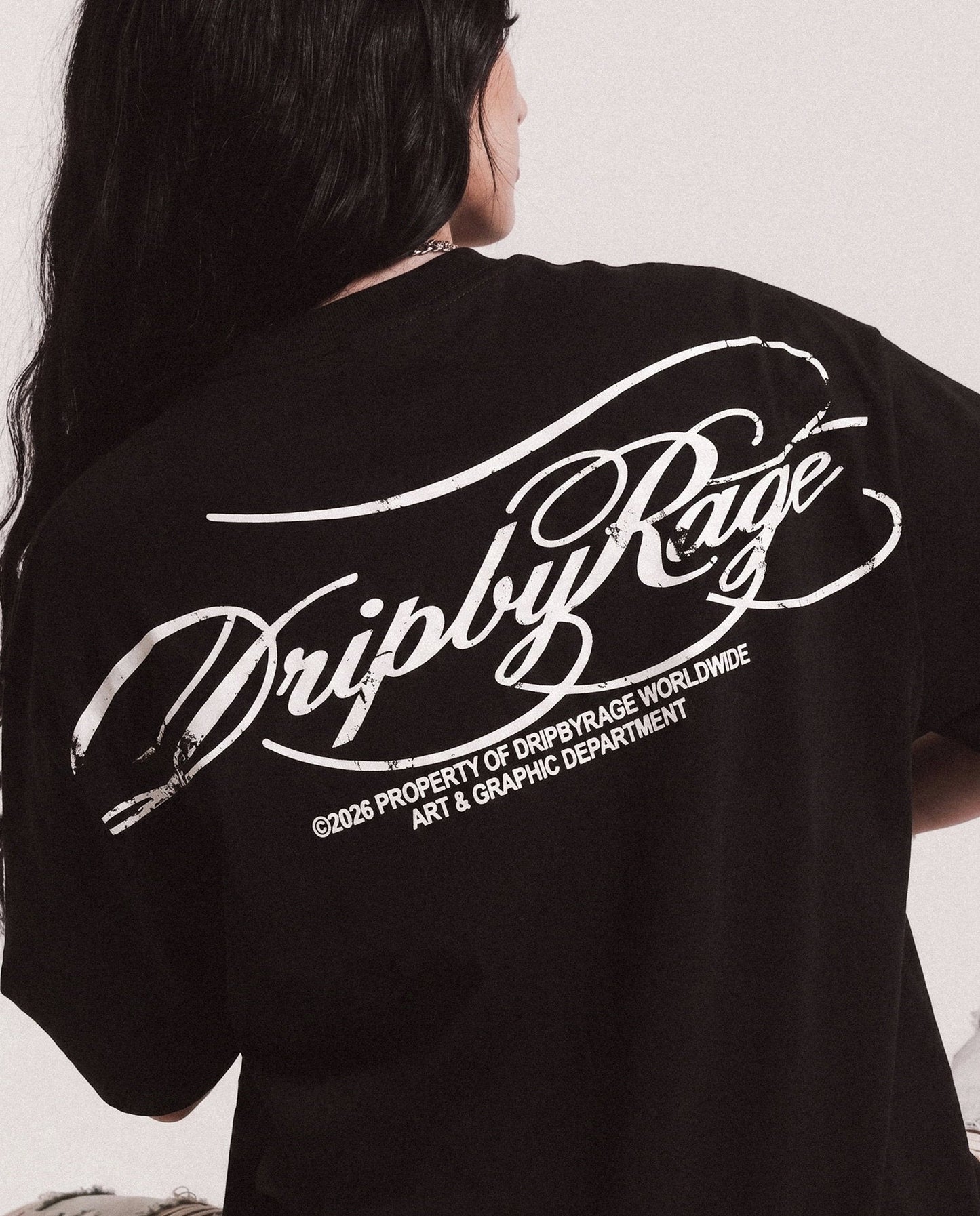HUSAN BOXY T-SHIRT - Drip by Rage