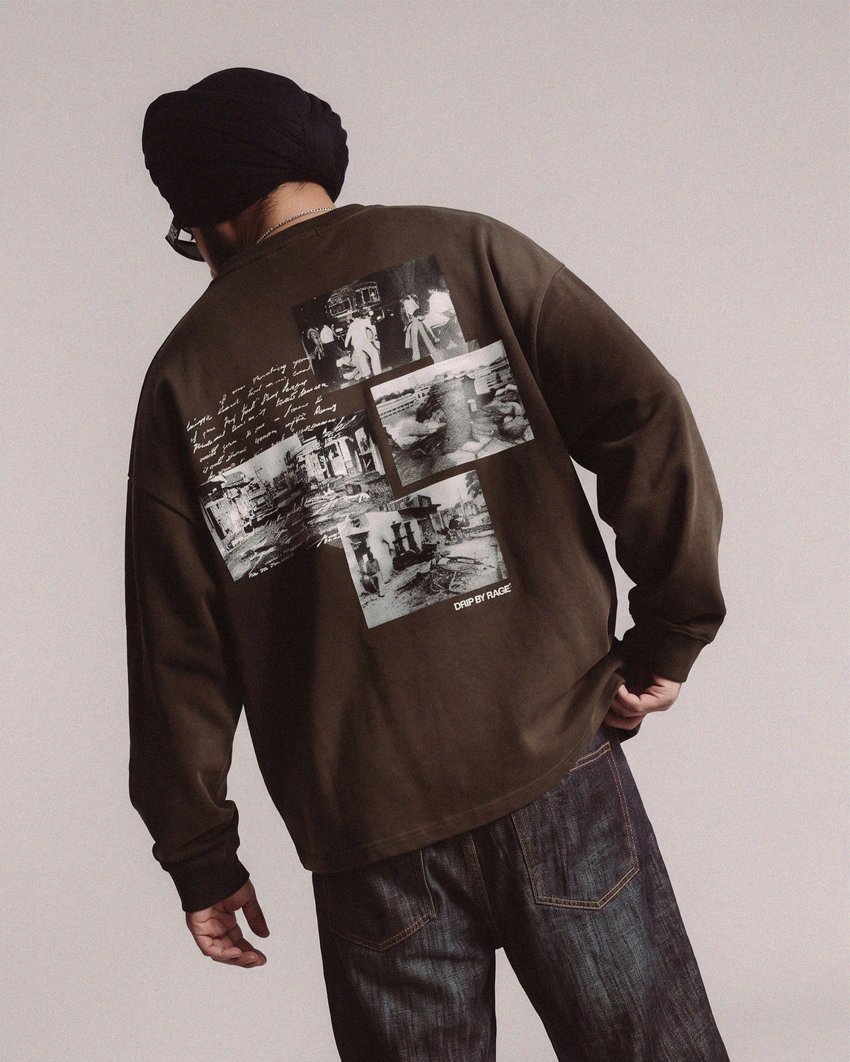 ANARCHY OF 84 OVERSIZED LONG SLEEVE Drip by Rage