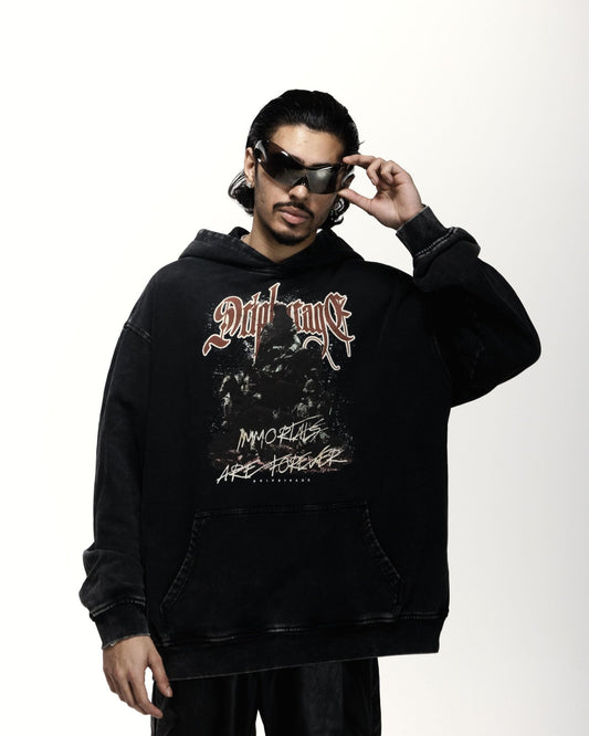 IMMORTALS FOREVER OVERSIZED FADED HOODIE - Drip by Rage