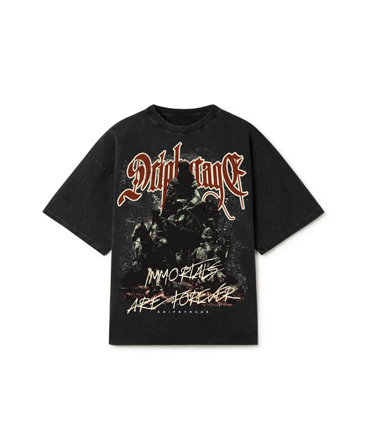 IMMORTALS FOREVER OVERSIZED FADED T-SHIRT - Drip by Rage