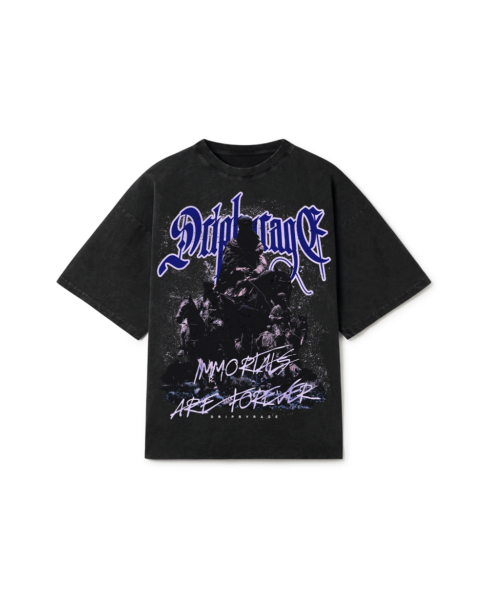 IMMORTALS FOREVER OVERSIZED FADED T-SHIRT - Drip by Rage