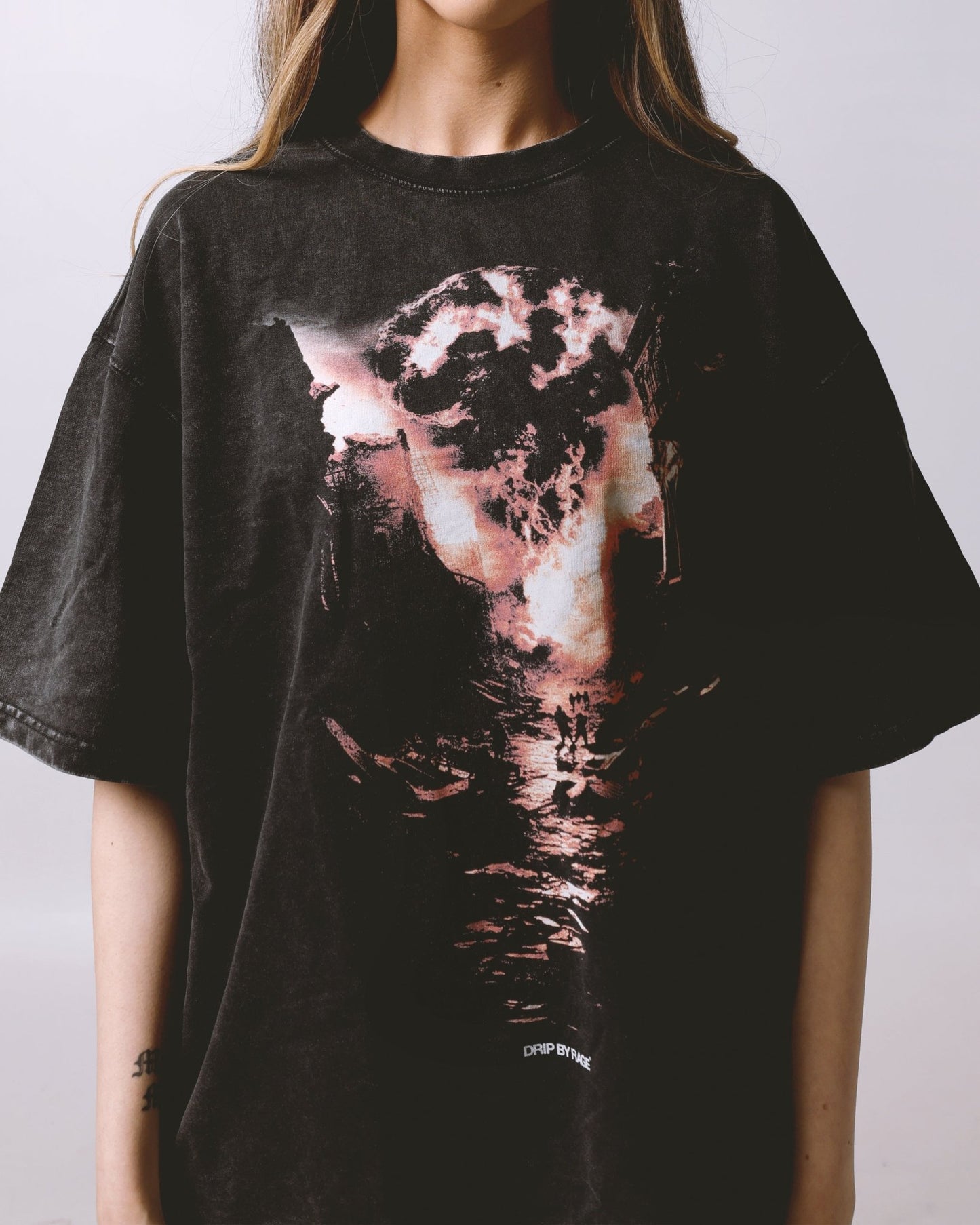 KALYUG OVERSIZED FADED T-SHIRT - Drip by Rage