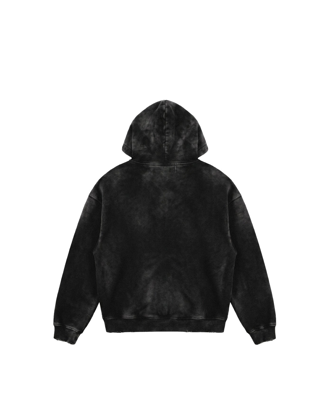 KING PIN ZIP-UP FADED HOODIE - Drip by Rage