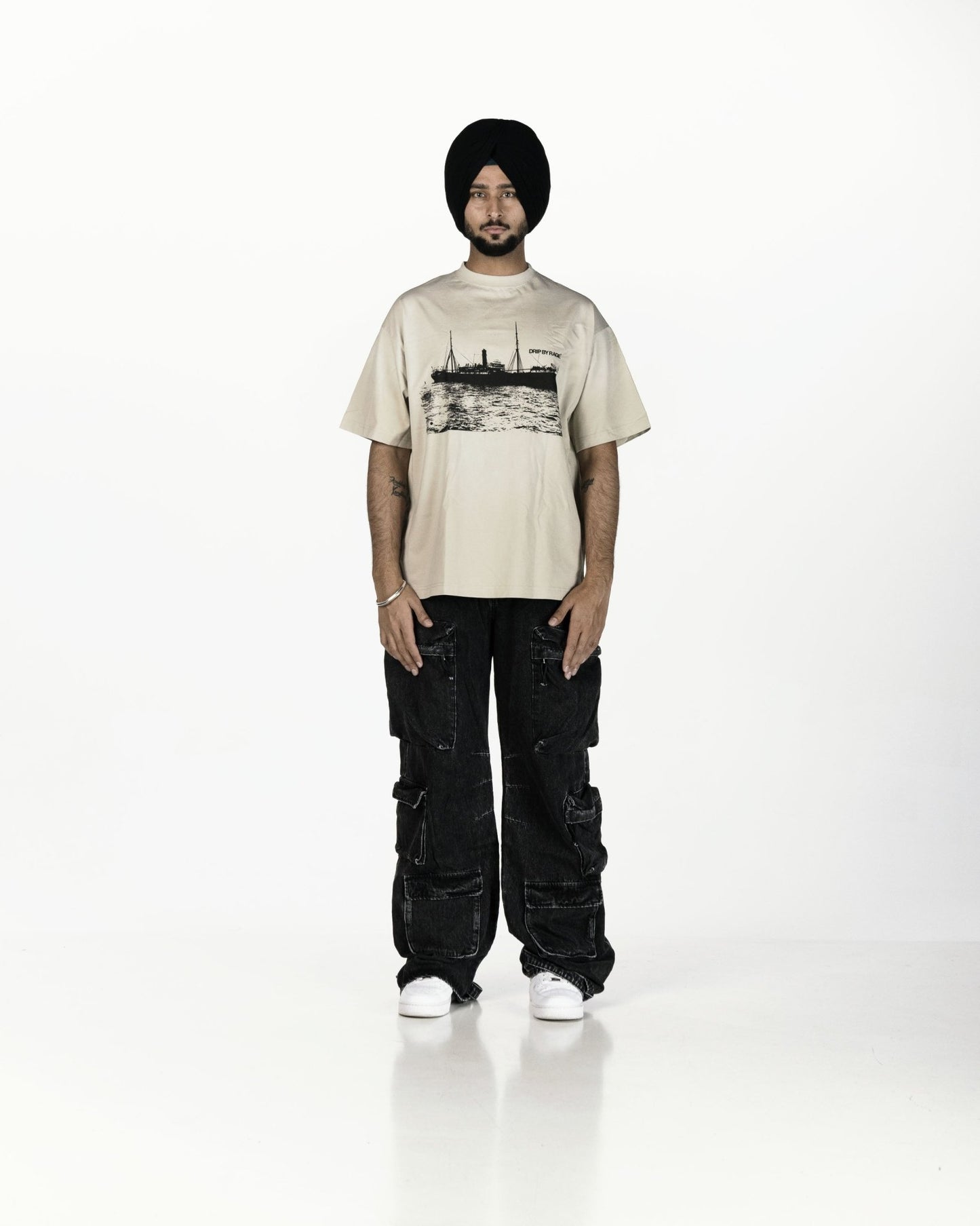 KOMAGATA MARU OVERSIZED BOXY T-SHIRT - Drip by Rage