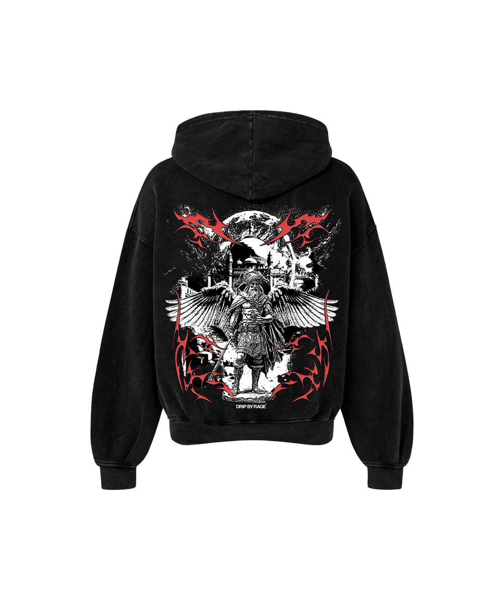 LIBERATION OVERSIZED FADED HOODIE - Drip by Rage