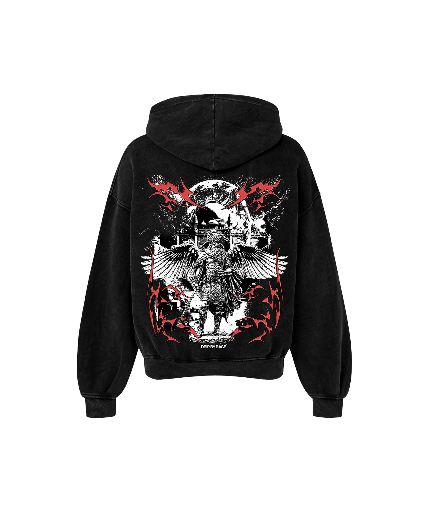 LIBERATION OVERSIZED FADED HOODIE - Drip by Rage