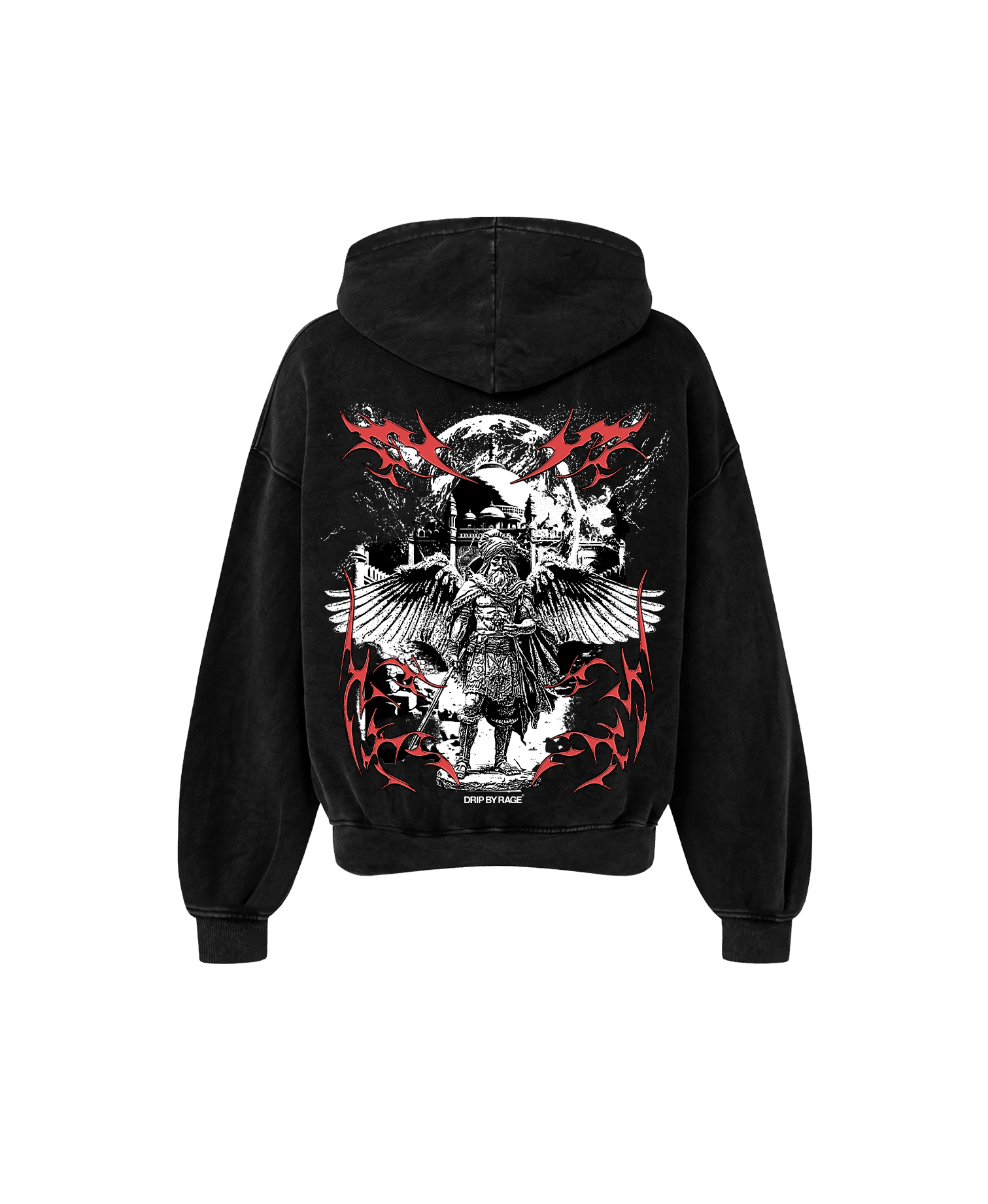 LIBERATION OVERSIZED FADED HOODIE - Drip by Rage