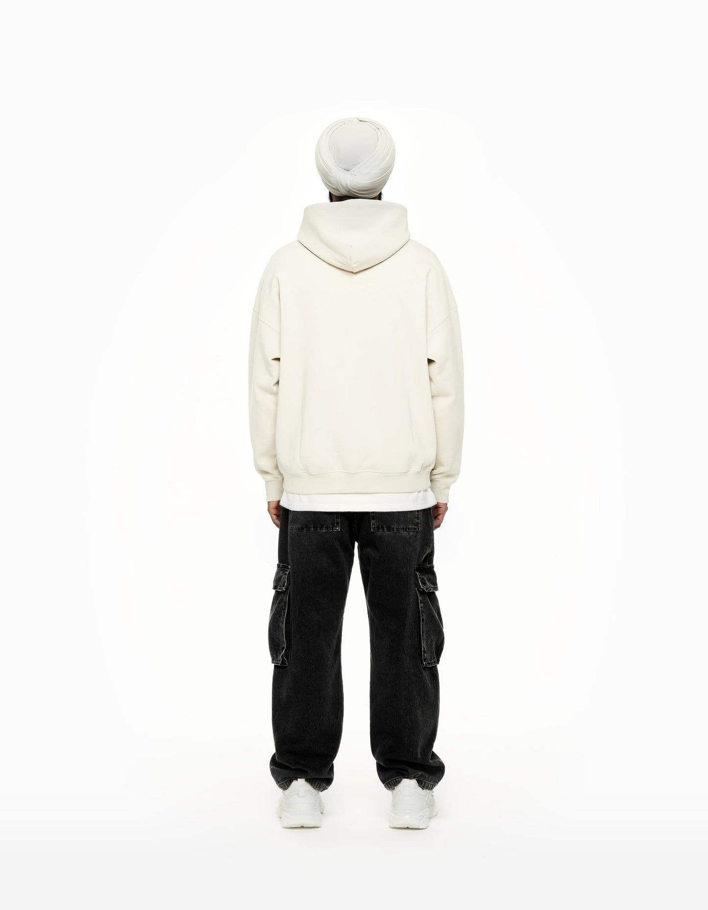 LIFE OF HIP-HOP BIG PRINT SUN FADED BOXY HOODIE - Drip by Rage