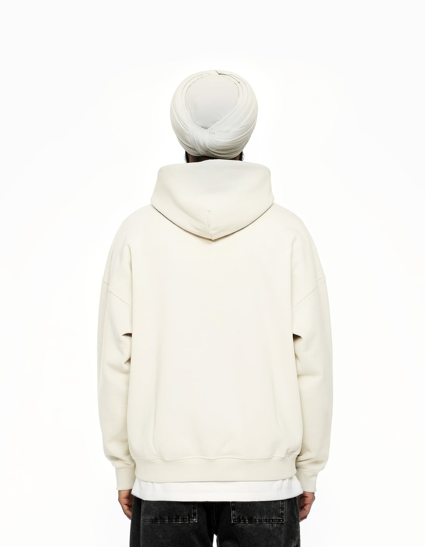 LIFE OF HIP-HOP BIG PRINT SUN FADED BOXY HOODIE - Drip by Rage
