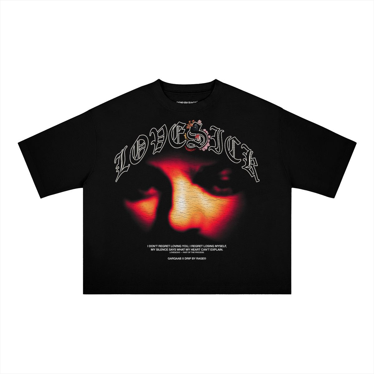LOVESICK BOXY T-SHIRT - Drip by Rage