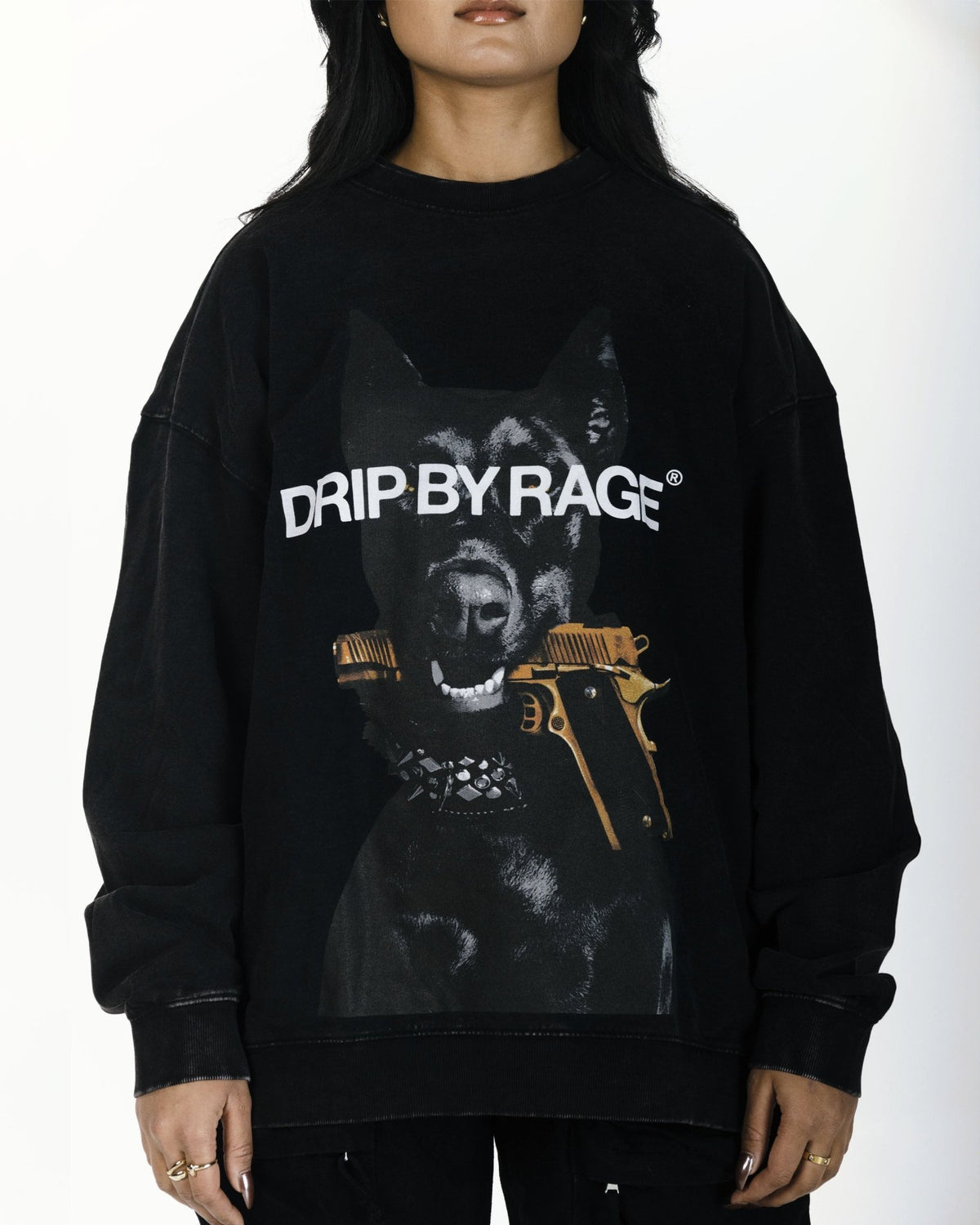 LOYALTY OVERSIZED FADED SWEATSHIRT - Drip by Rage