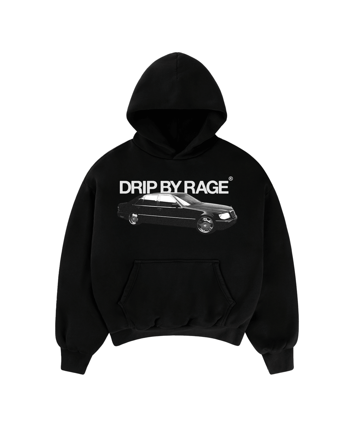MAFIA SUN FADED BOXY HOODIE - Drip by Rage