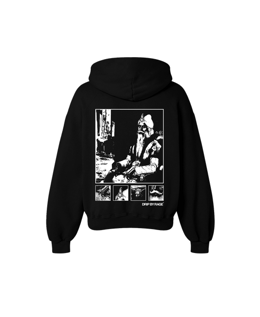MAGNIFIQUE OVERSIZED HOODIE BLACK - Drip by Rage