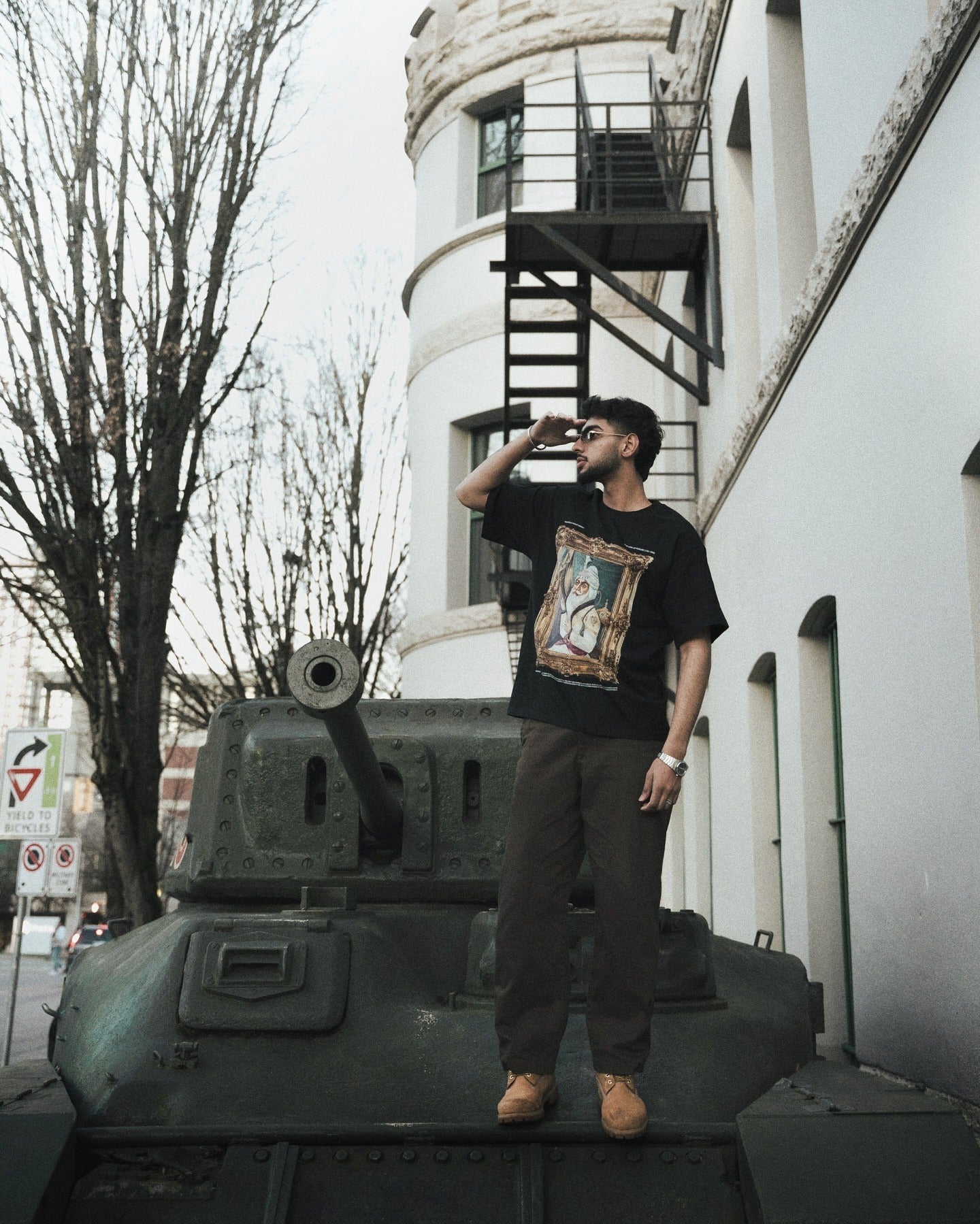 MAHARAJA RANJIT SINGH T-SHIRT BLACK - Drip by Rage