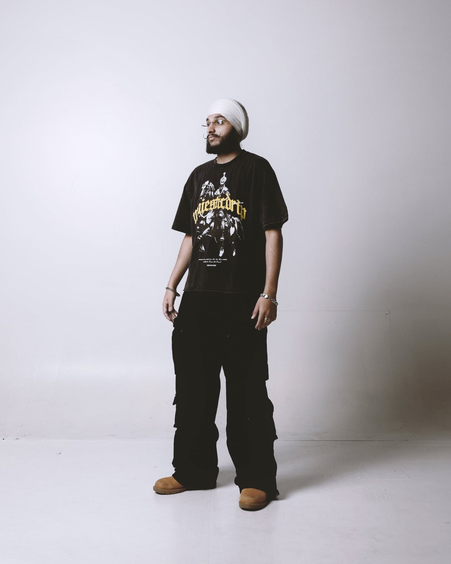 MAJESTIC DRIP OVERSIZED FADED T-SHIRT - Drip by Rage