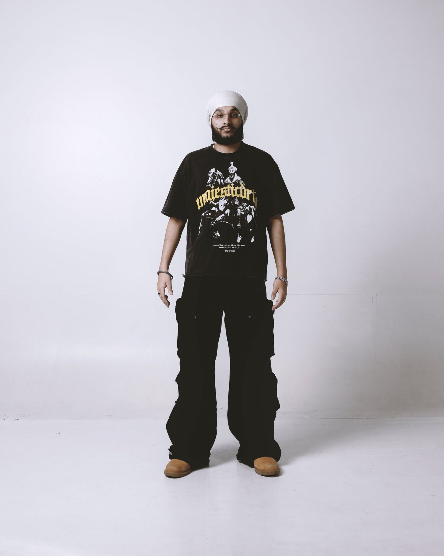 MAJESTIC DRIP OVERSIZED FADED T-SHIRT - Drip by Rage