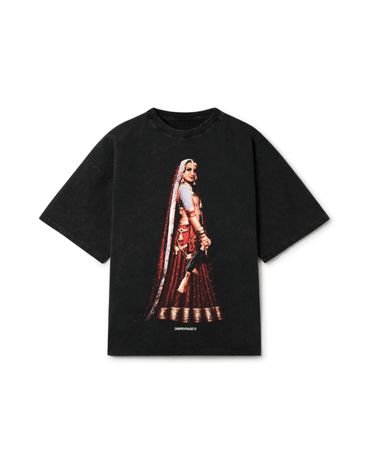 MASHOOK 47 OVERSIZED FADED T-SHIRT - Drip by Rage