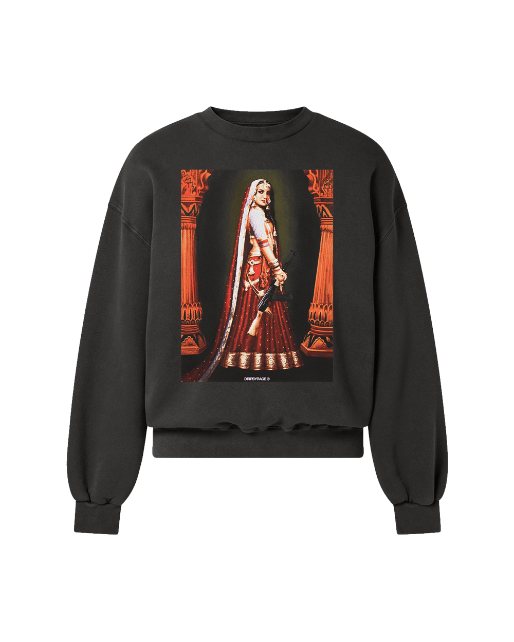 MASHOOK 47 SWEATSHIRT CHARCOAL GREY - Drip by Rage