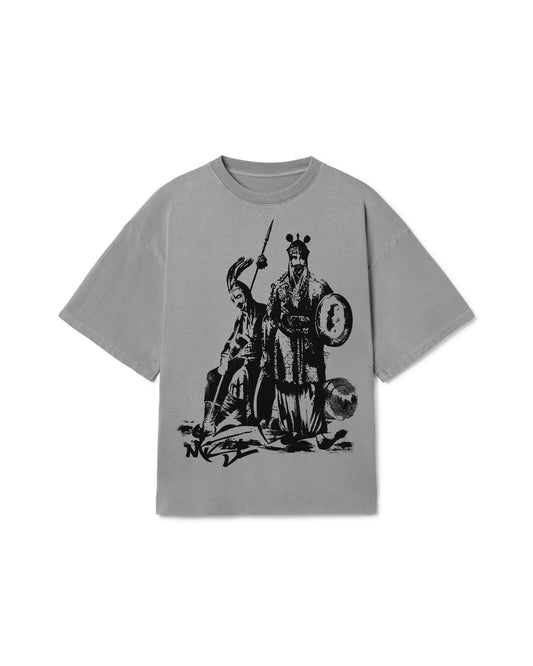 MISL OVERSIZED T-SHIRT FADED GREY - Drip by Rage