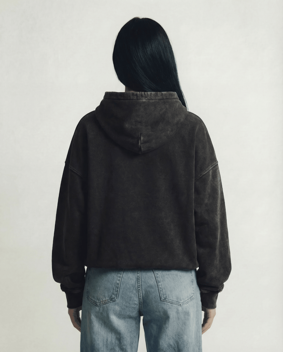 NAZAR BIG PRINT BOXY FADED HOODIE - Drip by Rage