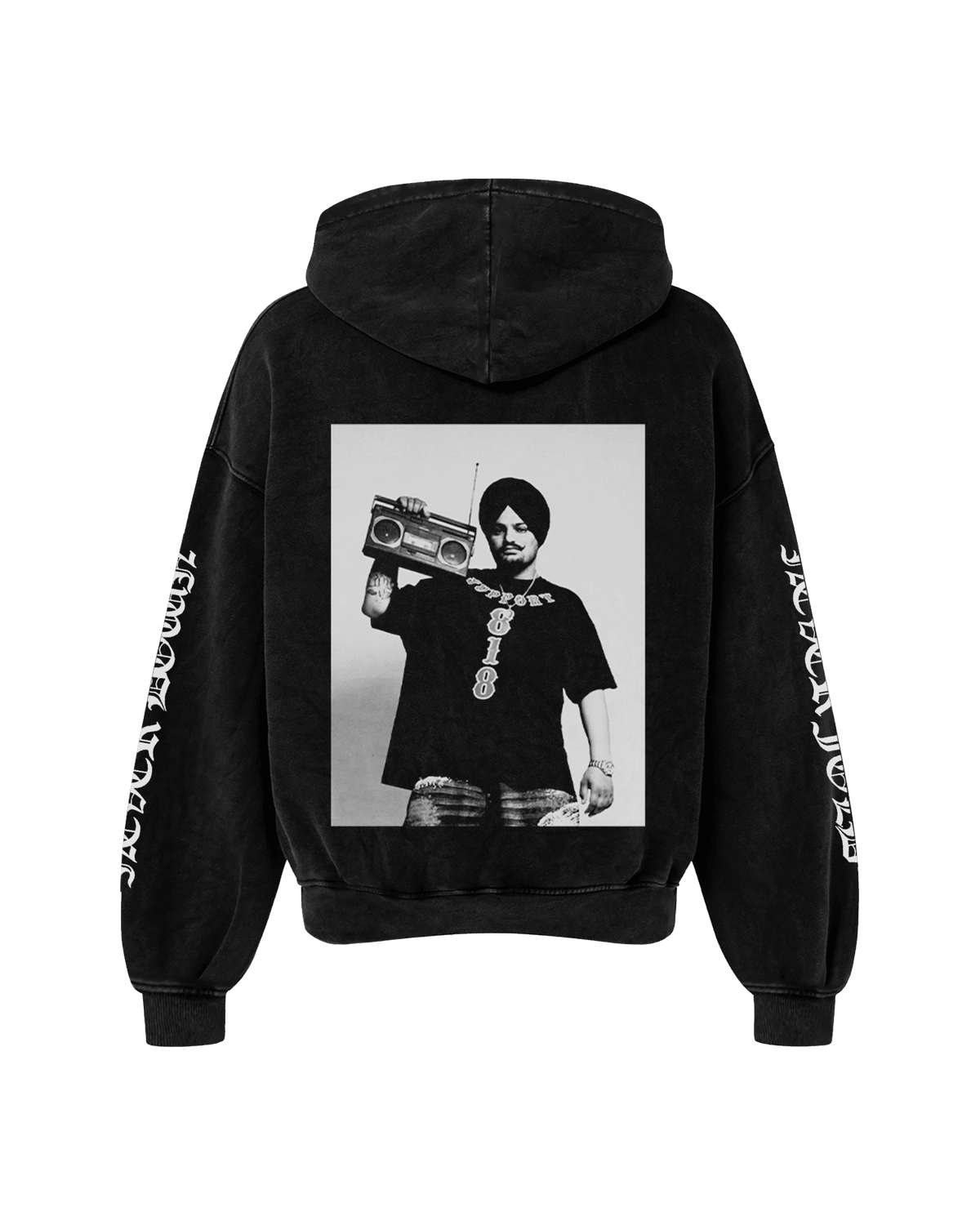 NEVER FOLD OVERSIZED FADED HOODIE - Drip by Rage