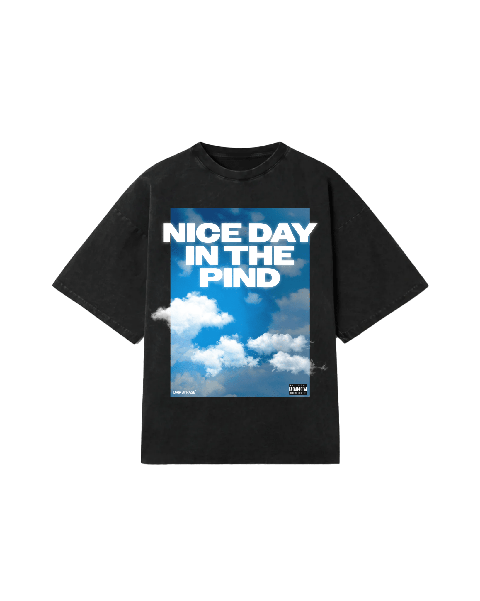 NICE DAY IN THE PIND FADED T-SHIRT - Drip by Rage