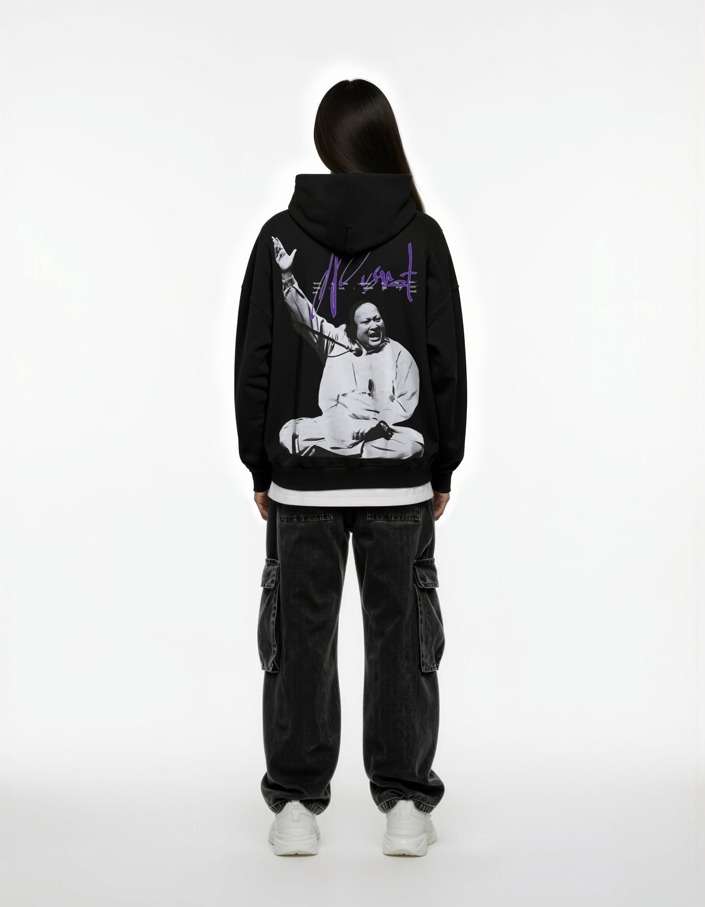 NUSRAT SUN FADED BOXY HOODIE - Drip by Rage