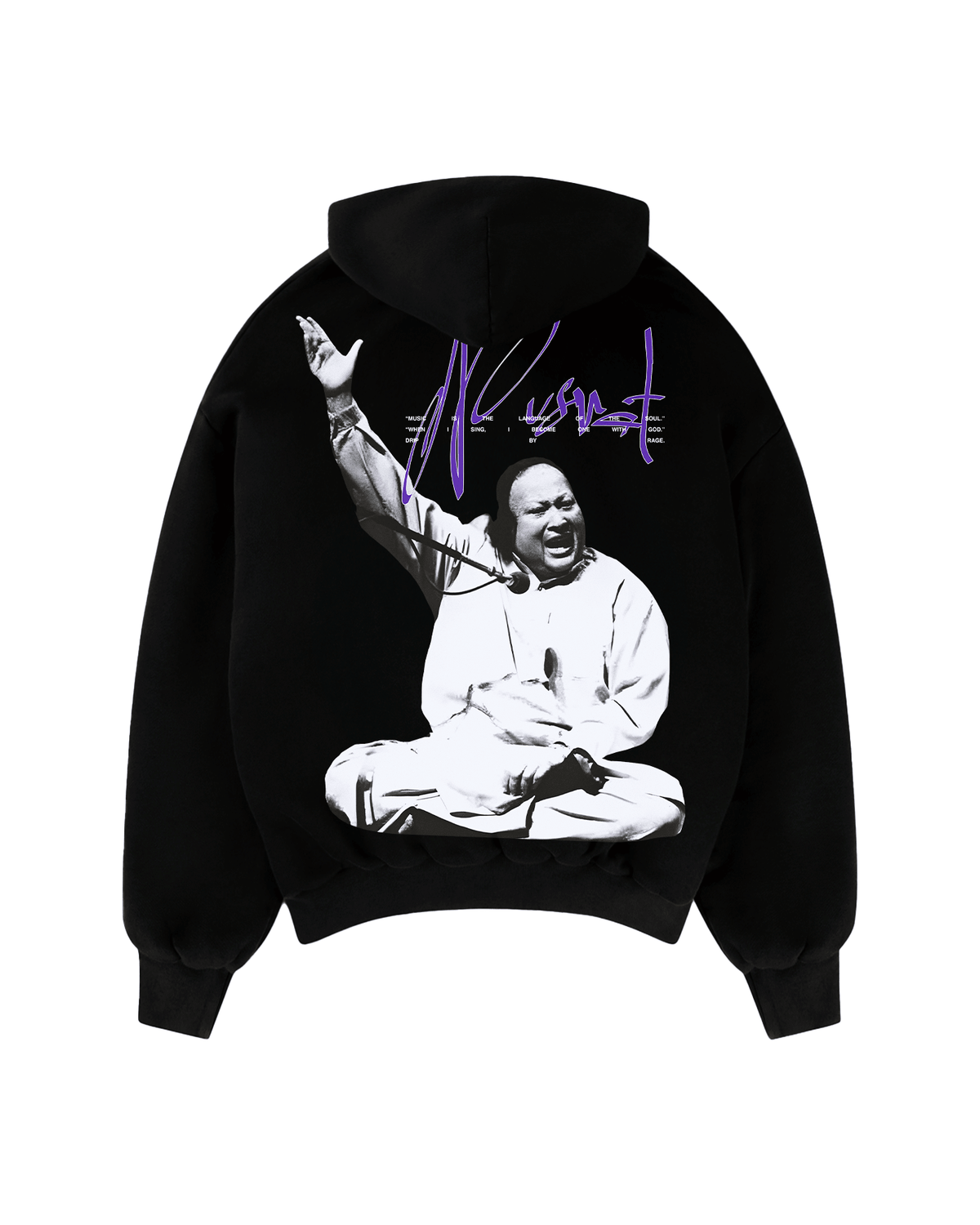 NUSRAT SUN FADED BOXY HOODIE - Drip by Rage
