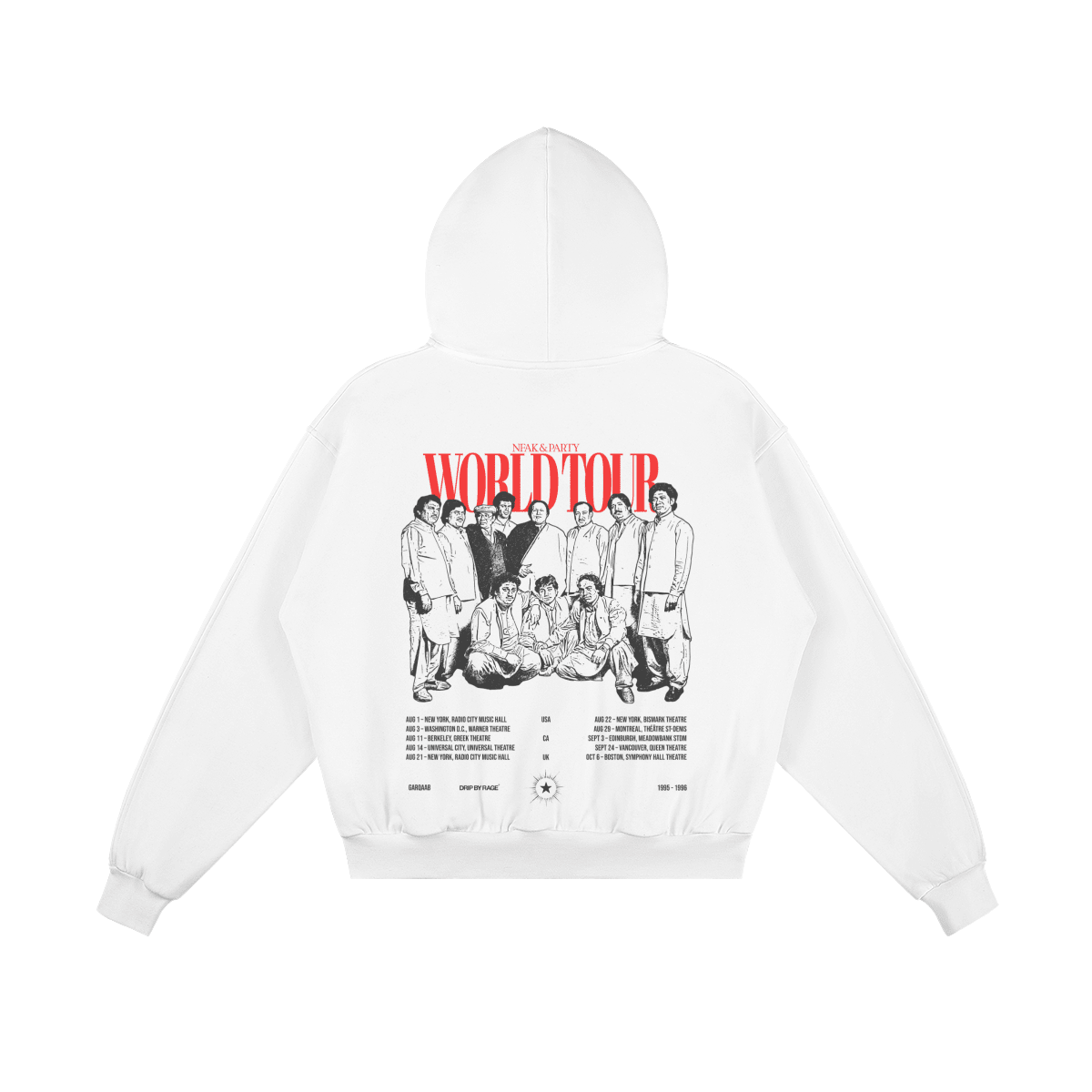 NUSRAT WORLD TOUR HOODIE - Drip by Rage