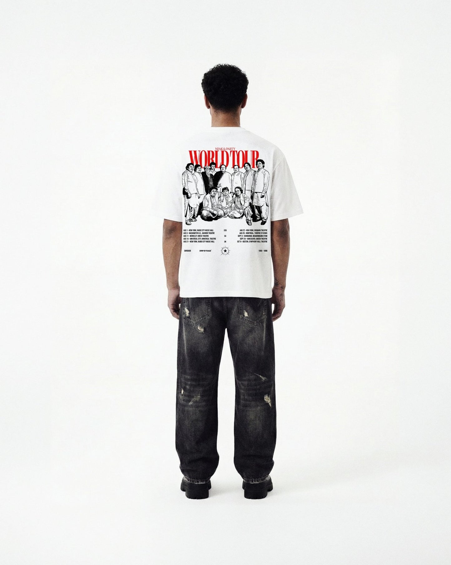 NUSRAT WORLD TOUR T-SHIRT - Drip by Rage