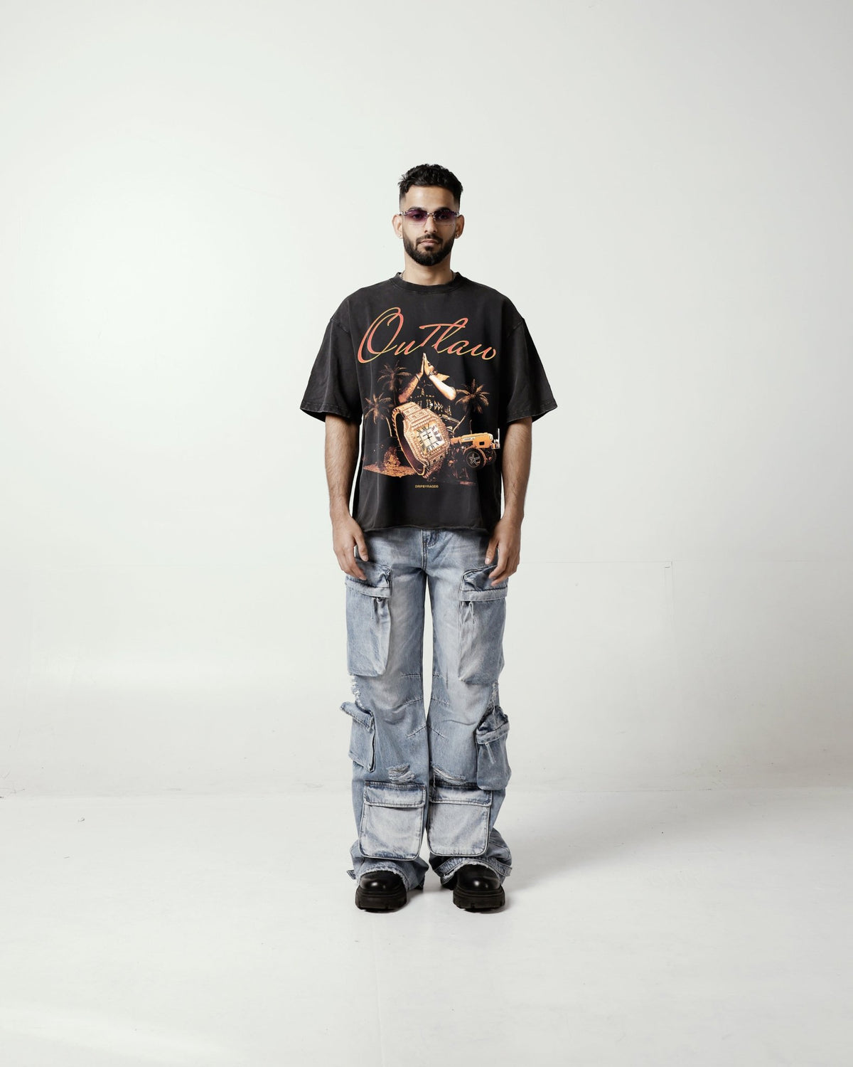 OUTLAW FADED T-SHIRT - Drip by Rage