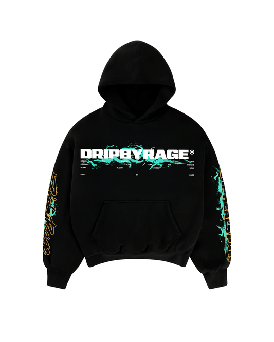 PAIN SUN FADED BOXY HOODIE - Drip by Rage