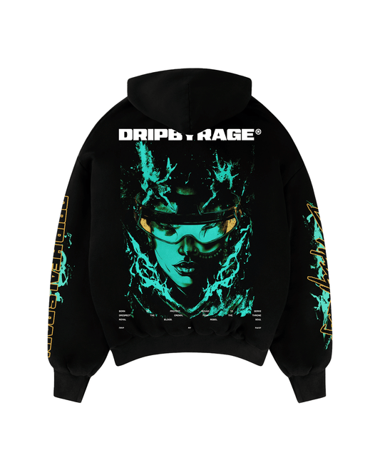 PAIN SUN FADED BOXY HOODIE - Drip by Rage