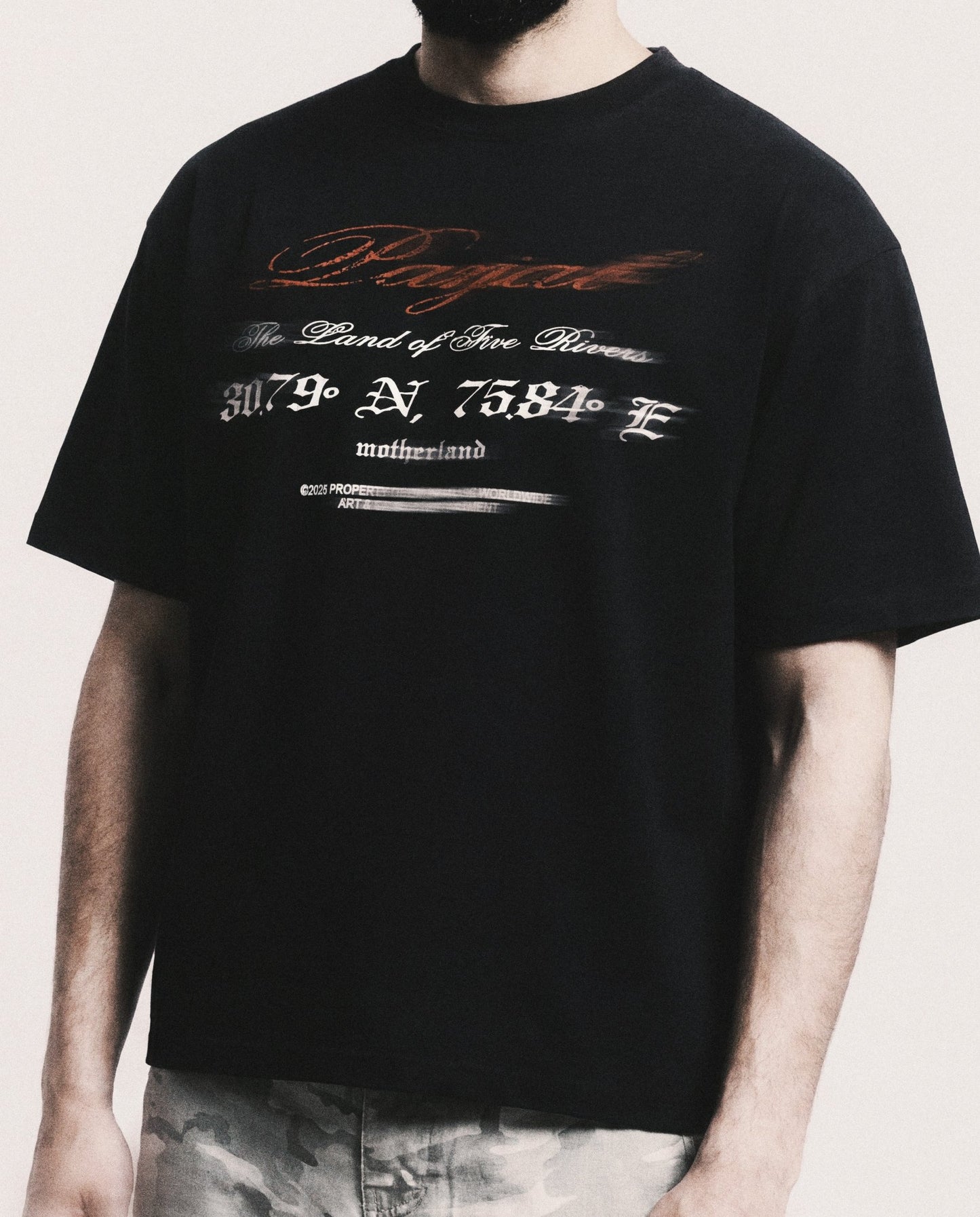 PANJAB BLOOD BOXY T-SHIRT - Drip by Rage