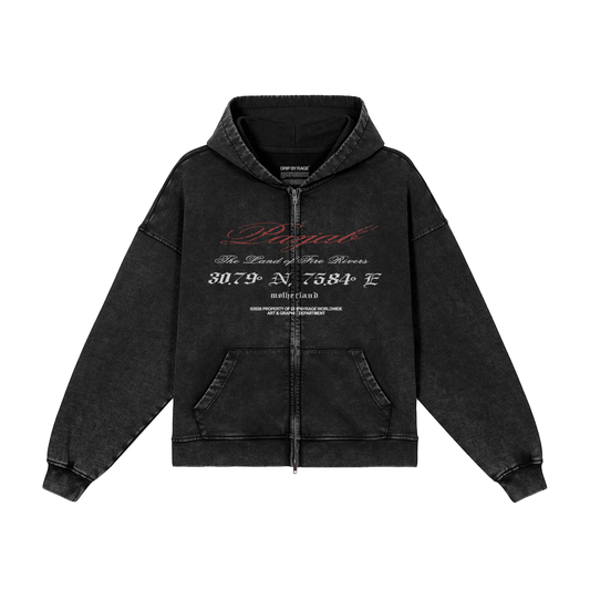 PANJAB BLOOD ZIP-UP HOODIE - Drip by Rage