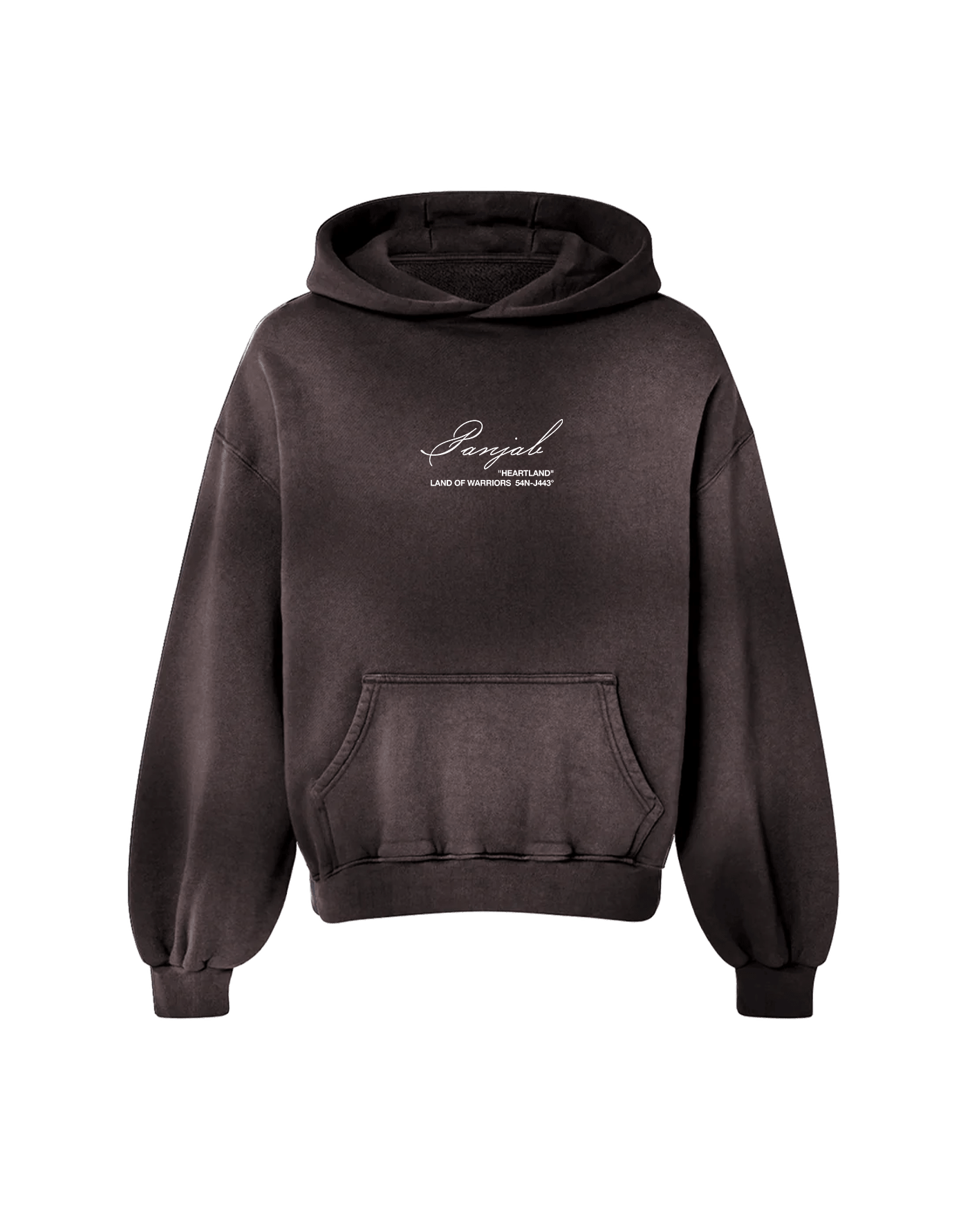 PANJAB OVERSIZED PREMIUM SUN FADED HOODIE - Drip by Rage