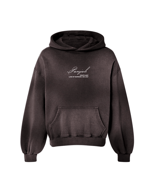 PANJAB OVERSIZED PREMIUM SUN FADED HOODIE - Drip by Rage