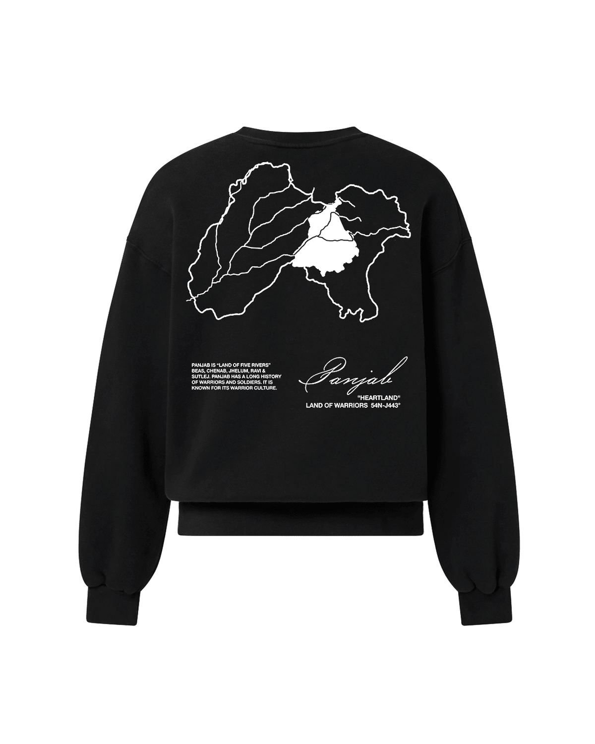 PANJAB SWEATSHIRT BLACK - Drip by Rage