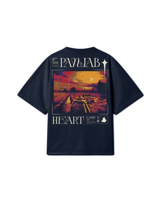 PANJAB Y2K OVERSIZED T-SHIRT REGAL BLUE - Drip by Rage