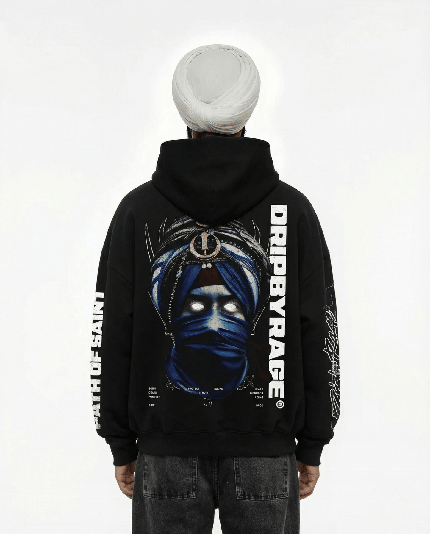 PATH OF SAINT SUN FADED BOXY HOODIE - Drip by Rage