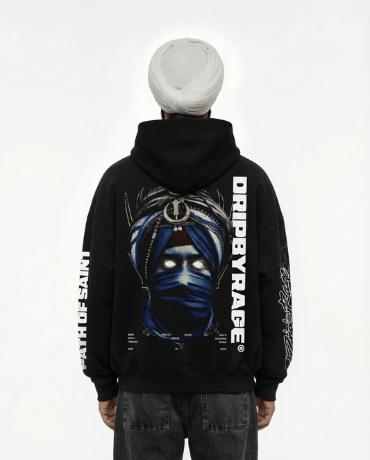 PATH OF SAINT SUN FADED BOXY HOODIE - Drip by Rage