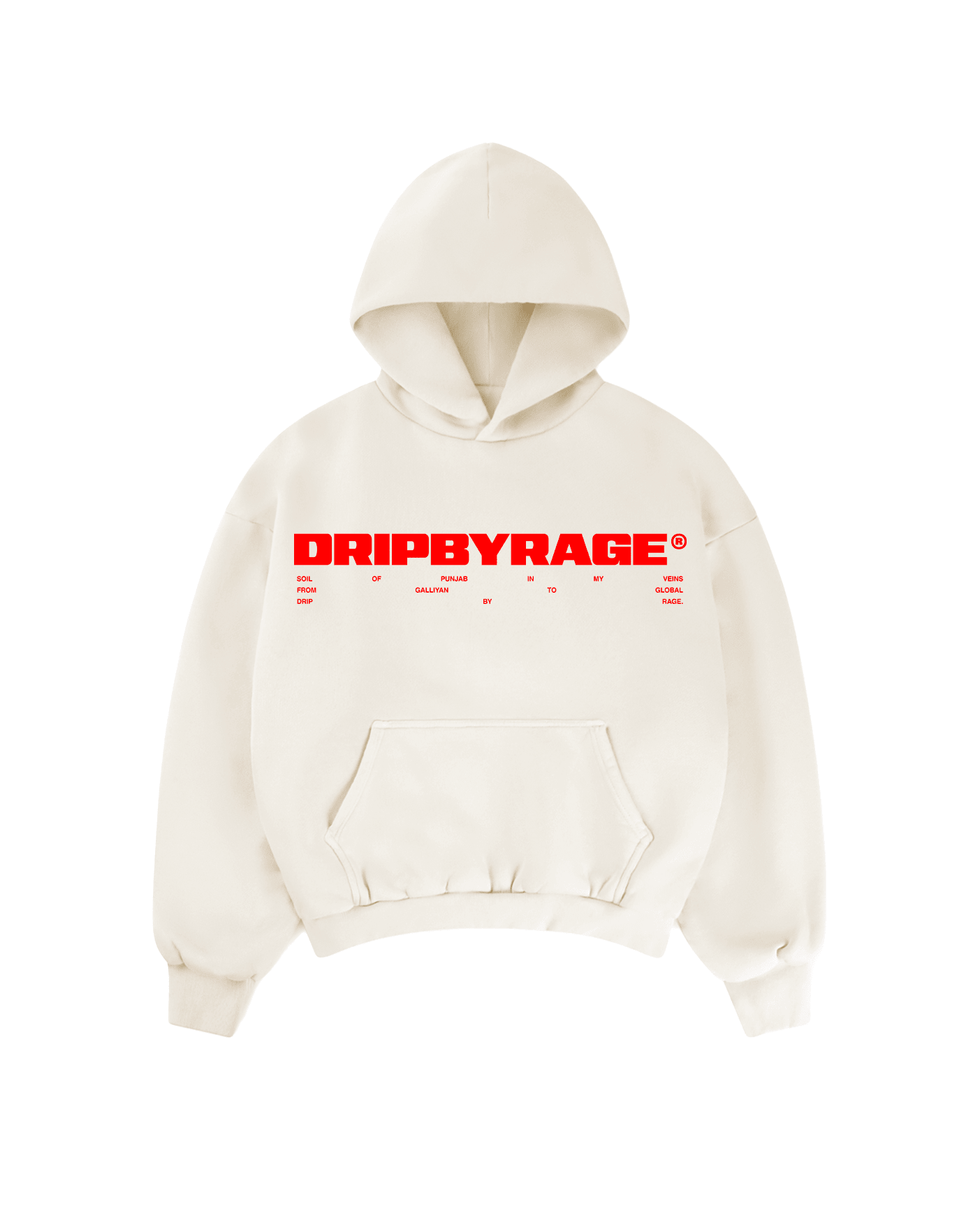 PIND LIFE SUN FADED BOXY HOODIE - Drip by Rage