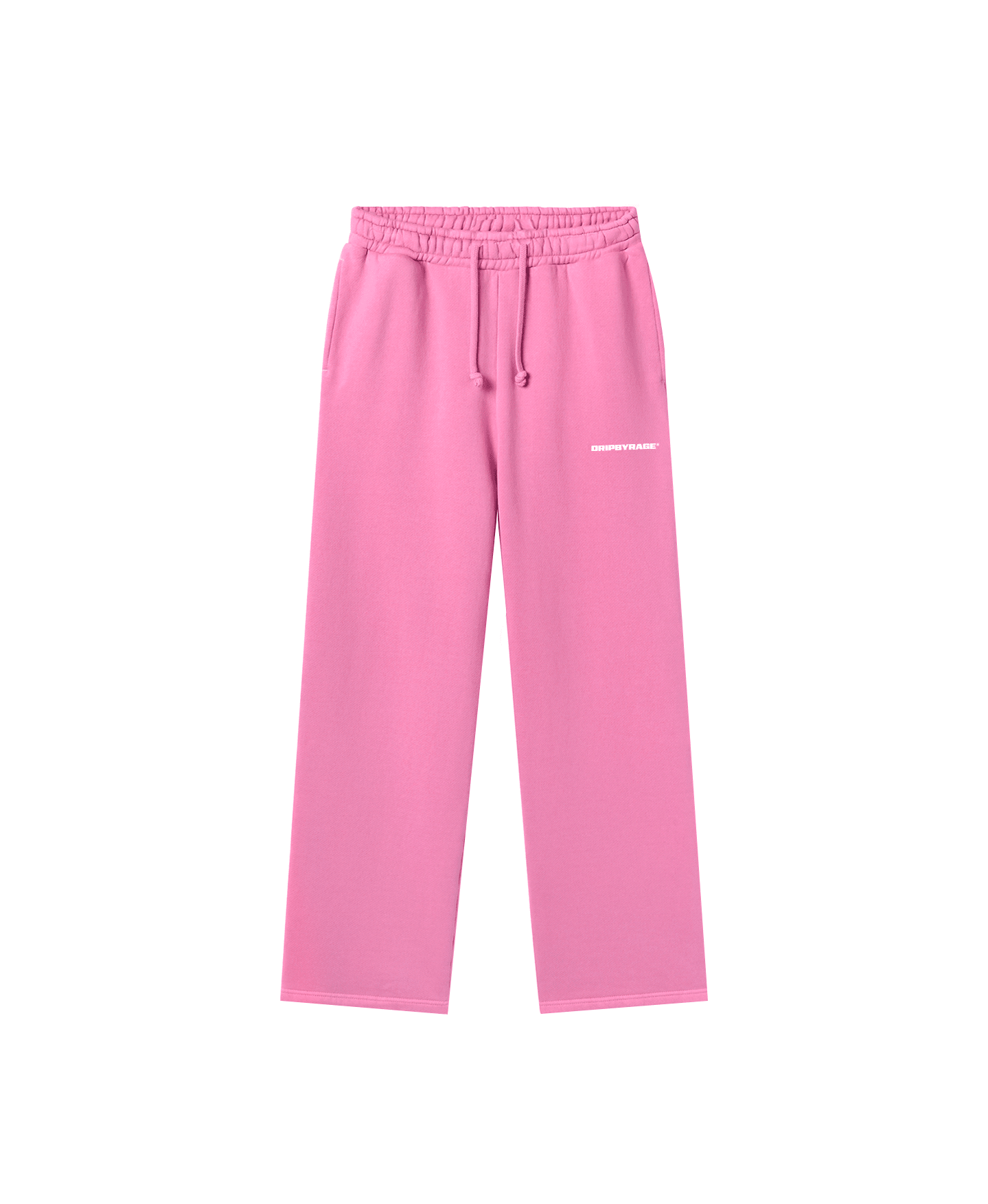 PINK RELAXED STRAIGHT SWEATPANTS - Drip by Rage