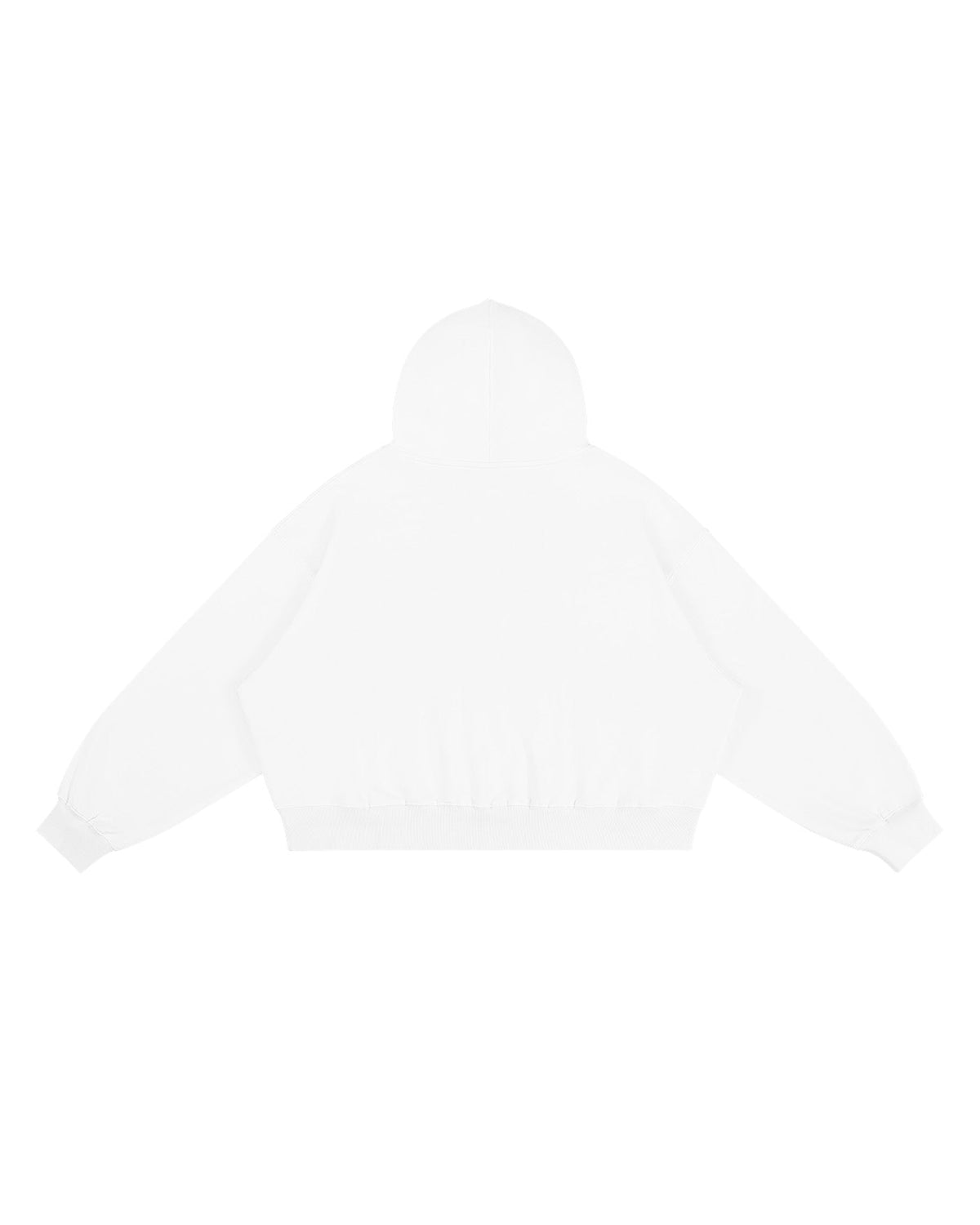 RAW AF BOXY HOODIE WHITE - Drip by Rage