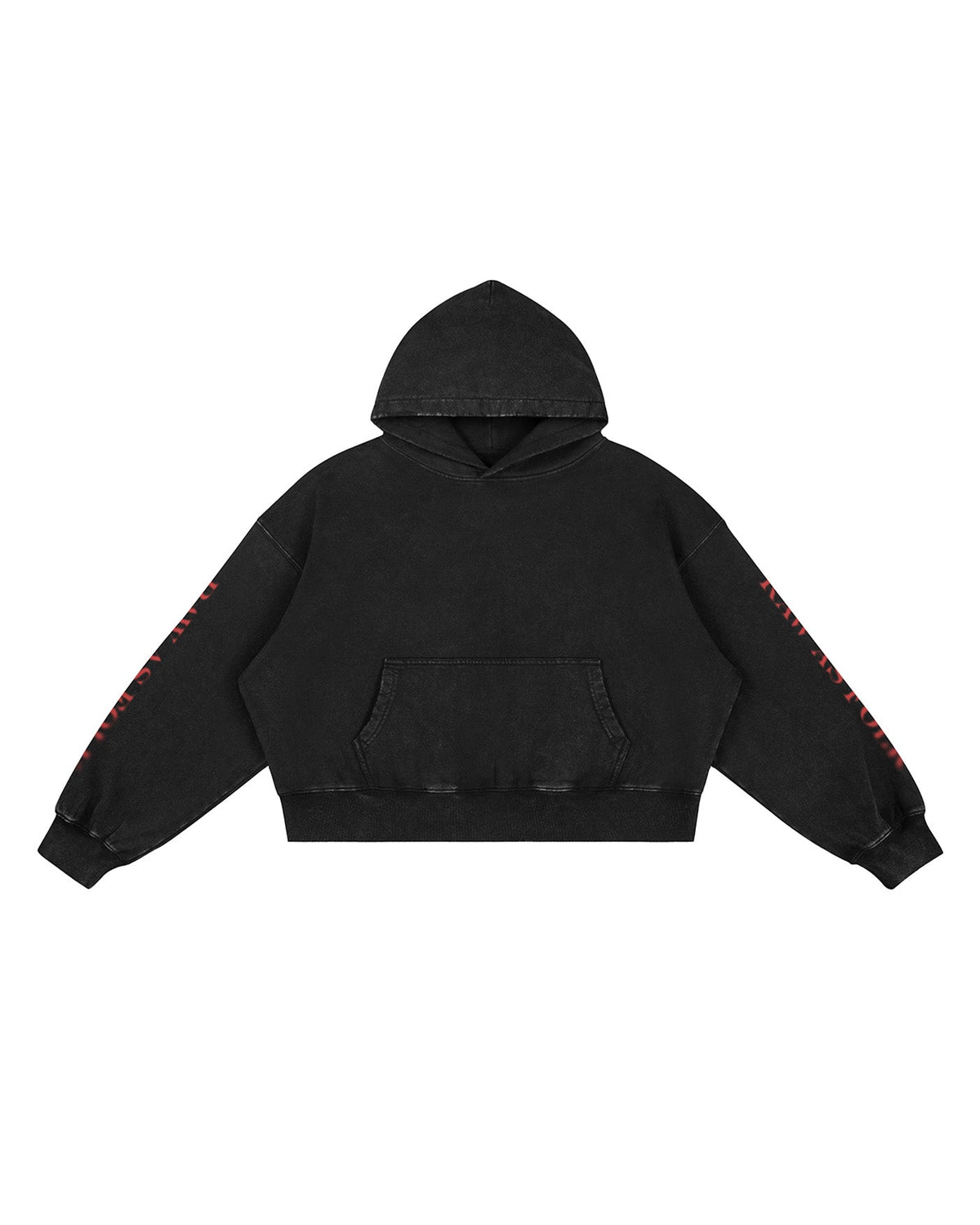 RAW AF SLEEVES BOXY HOODIE - Drip by Rage
