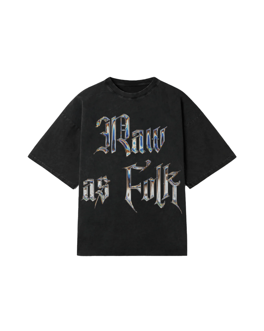 RAW AS FOLK OVERSIZED FADED T-SHIRT - Drip by Rage